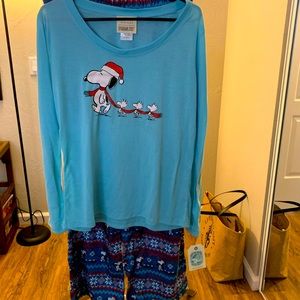 Snoopy and Woodstock PJs